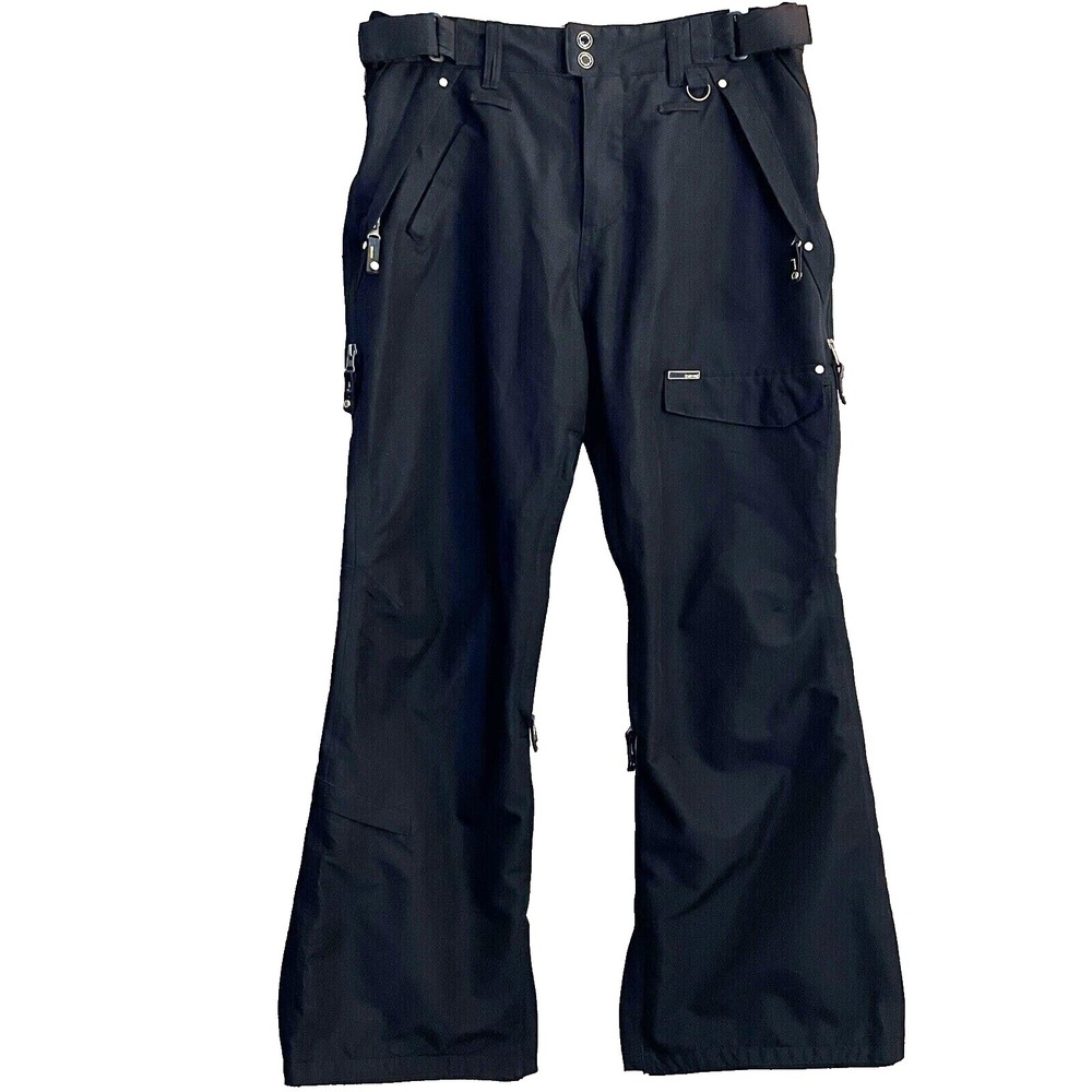 Empyre Women's Size Small 10,000 MM Black Lined Ski ~ Snowboard Pants EUC